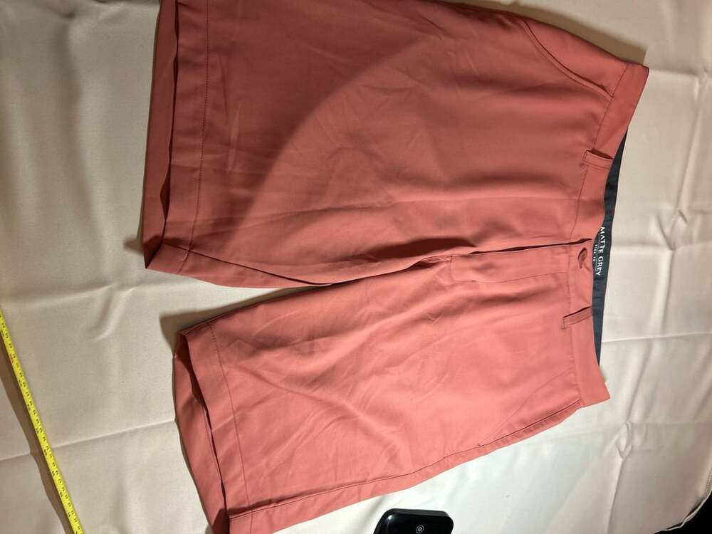 Matte Grey Men's Size 36 Sport Golf Shorts in Clay